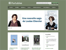 Tablet Screenshot of editionshurtubise.com
